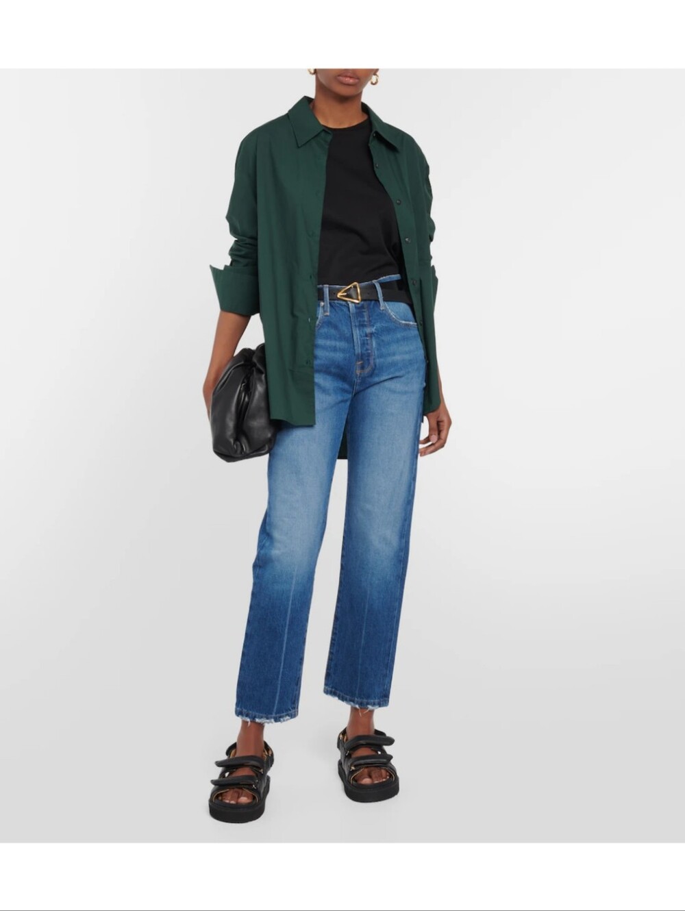 FRAME Le Original High-Rise Straight Leg Jeans Size 26 Premium Denim Luxury
